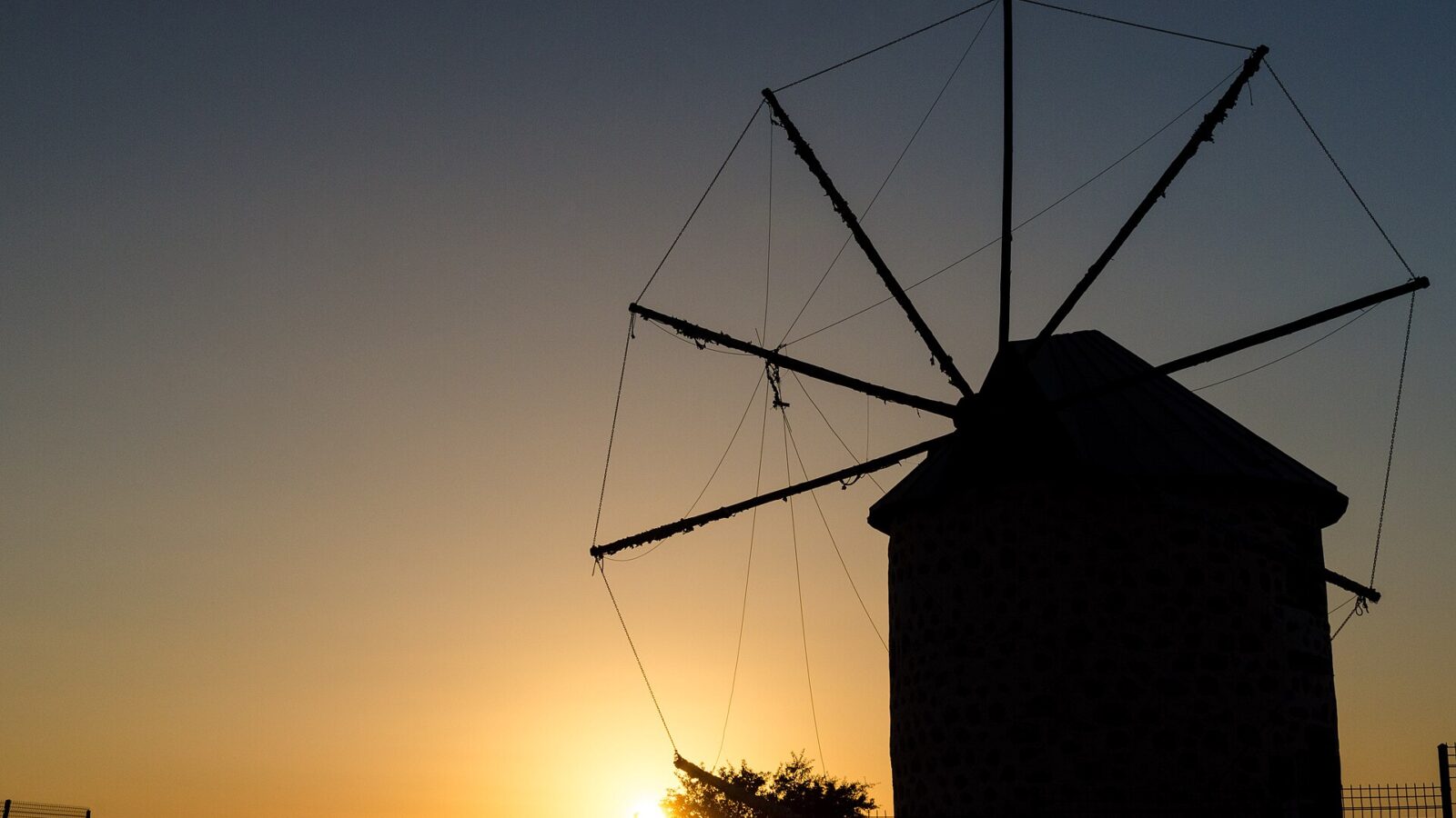 Sunset at Bodrum Yel Değirmenleri.