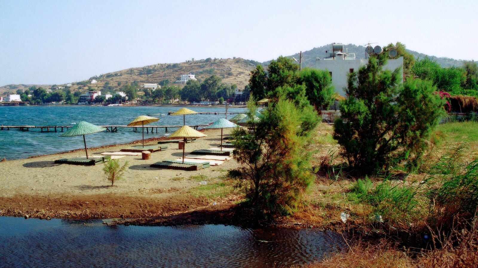 Small seaside resort town near Bodrum, Turkey.